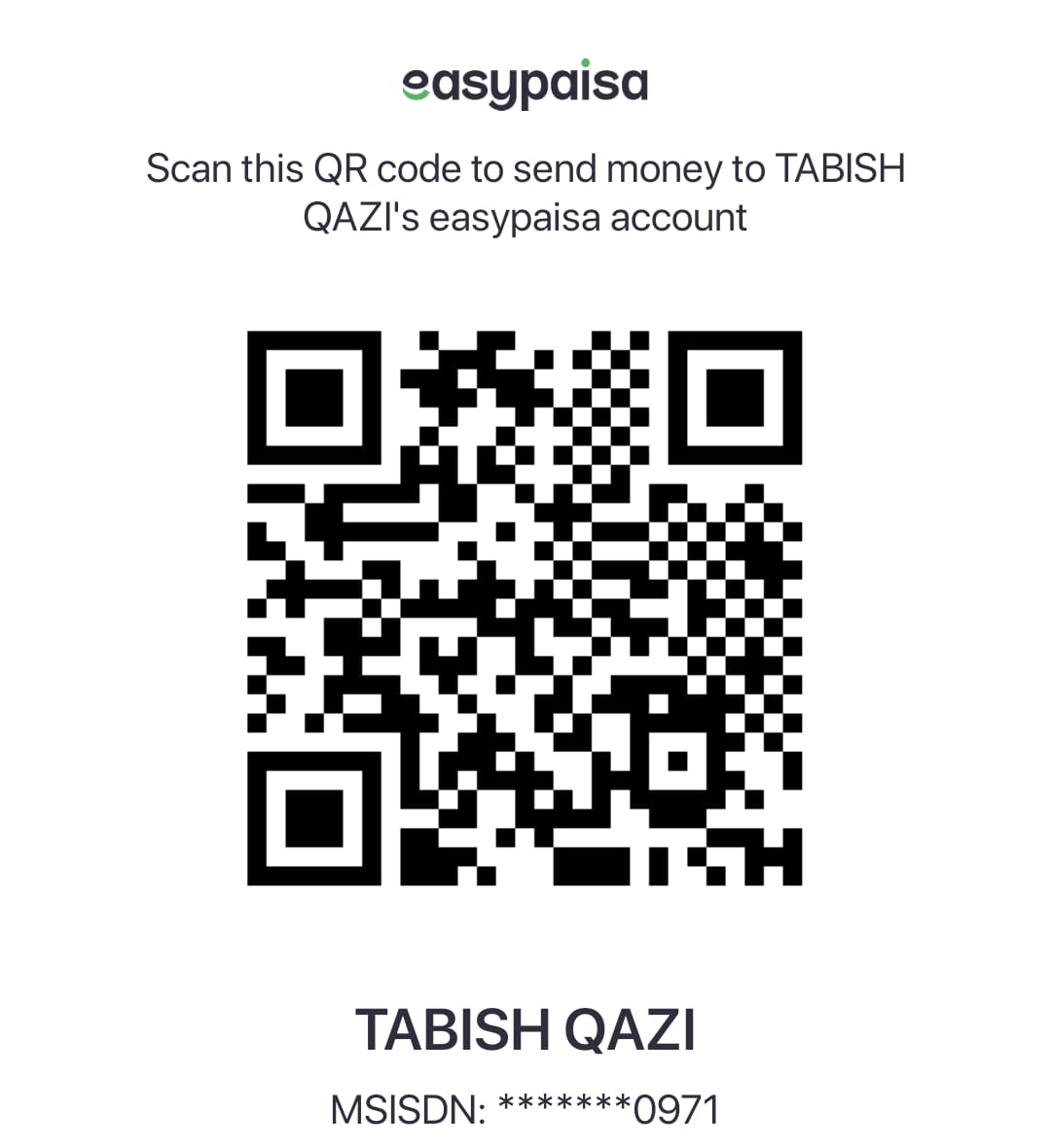 EasyPaisa QR Code