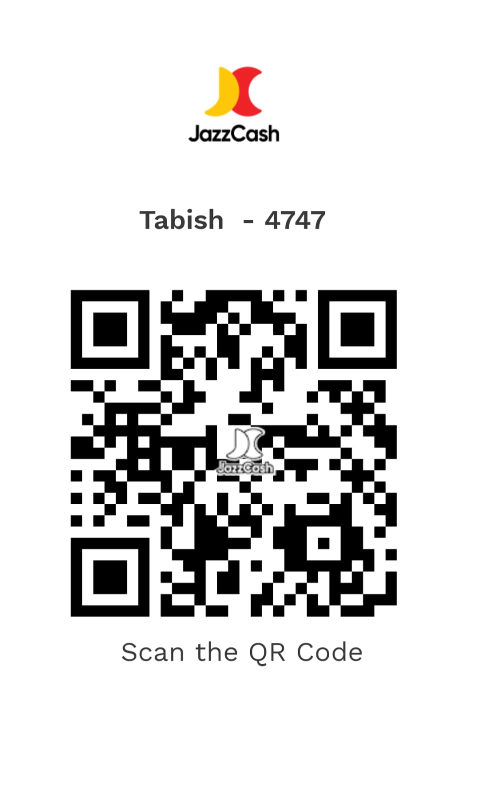JazzCash QR Code